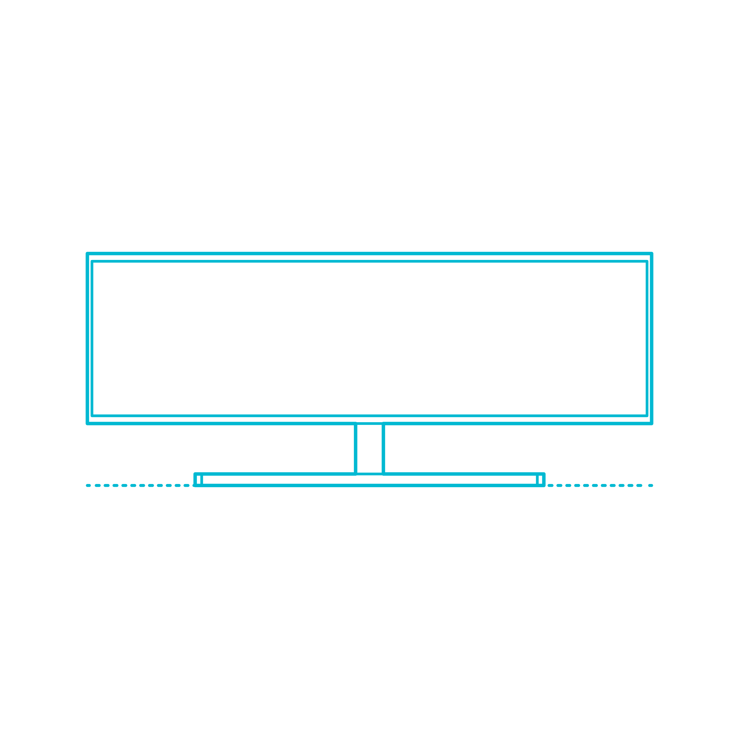 Digital Computer Monitors Displays Lg 49Wl95C W Technical Simple Line Art Svg Vector Free Vectors